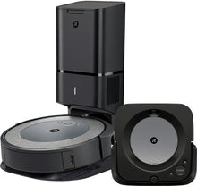 Load image into Gallery viewer, iRobot Roomba i3+ (3550) Robot Vacuum and Braava jet m6 (6113) Robot Mop bundle - Black