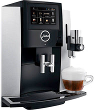 Load image into Gallery viewer, Jura - S8 Espresso Machine with 15 bars of pressure and Milk Frother - Moonlight Silver

