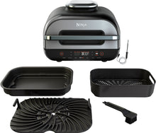 Load image into Gallery viewer, Ninja Foodi Smart XL 6-in-1 Indoor Grill with 4-qt Air Fryer, Roast, Bake, Broil, &amp; Dehydrate - Black
