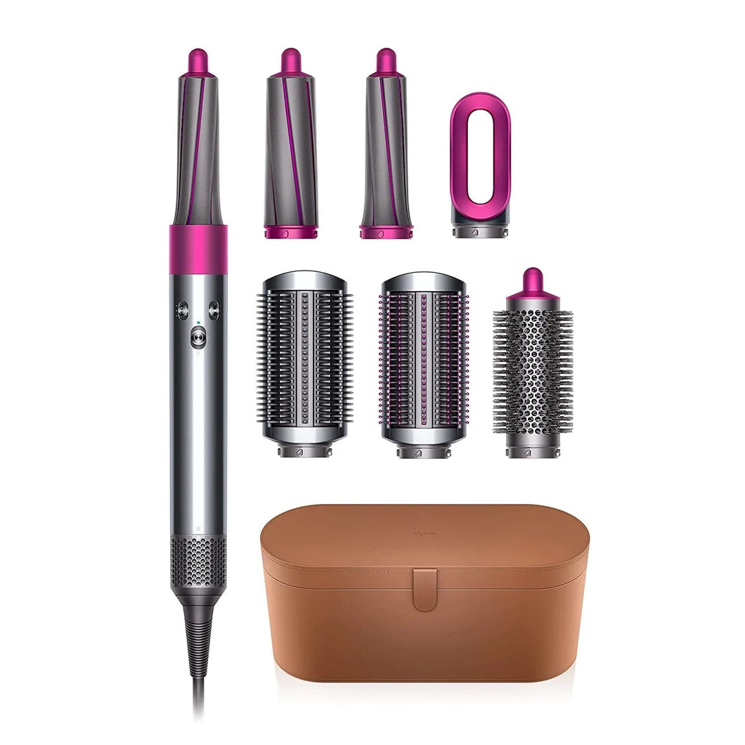 Dyson Airwrap Complete-high Quality Airwrap Hair Style-(Nickel/Fuchsia)
